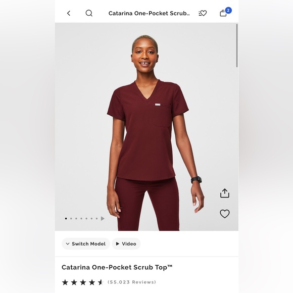 Figs Tops - Figs V-Neck Scrub Top